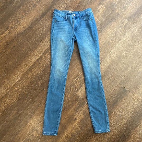 Abercrombie + Fitch Mid-Rise Skinny Jeans -25x29 - Picture 2 of 8